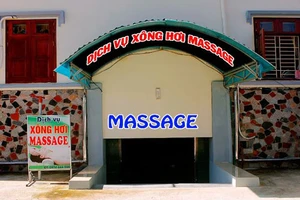 Khu massage Khách sạn Nậm Rốm.