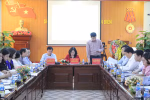 Quang cảnh buổi làm việc.