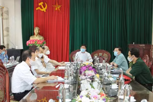 T.X Phổ Yên tiến hành họp khẩn.