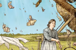 Ảnh minh họa “mưa thịt” ở Kentucky.