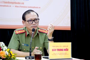 TS - Thượng tá Đào Trung Hiếu. Ảnh: NVCC.