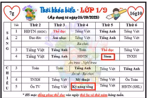 Thời khóa biểu của một trường Tiểu học tại TP HCM gây chú ý khi chèn tiết liên kết vào giữa giờ học chính khóa thời gian qua.