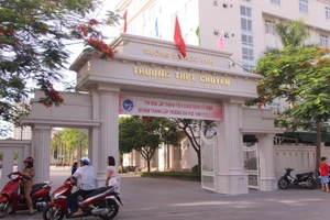 Năm học 2024-2025, Trường THPT chuyên Đại học Vinh có hơn 2.100 thí sinh đăng ký dự thi vào lớp 10. Ảnh: Hồ Lài