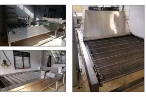 Dây chuyền chiên tôm Tempura bán tự động giúp giảm chi phí nhân công, nâng cao giá trị cho sản phẩm tôm.