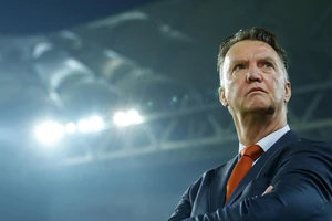 Huấn luyện viên Louis van Gaal. 