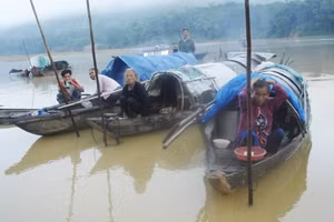 Những 'phận đò' trên sông Thu Bồn ngày xưa.