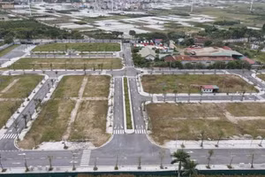 Lô đất liên quan trong vụ án. Ảnh: Cao Nguyên