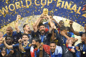 Đội tuyển Pháp vô địch World Cup 2018.