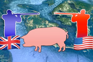 Xung đột xảy ra chỉ vì … con lợn.