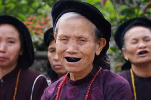 Nhiều giả thuyết cho rằng, tục nhuộm răng của người Việt có từ thời Hùng Vương.