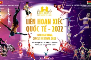 Poster Liên hoan Xiếc quốc tế 2022 tại Hà Nội. Ảnh: BTC