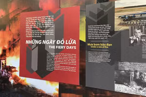 'Những ngày đỏ lửa' tái hiện lại những ngày tháng lịch sử cuối năm 1972.