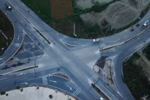 Nút giao đường vành đai phía Tây TP Thanh Hóa, nơi có khu đô thị bị “tuýt còi” do không phù hợp quy hoạch.