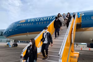 Nhu cầu đi lại bằng máy bay dịp Tết tăng trên 15% so với cùng kỳ. Ảnh: Internet