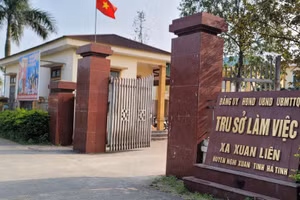 Trụ sở UBND xã Xuân Liên (Nghi Xuân, Hà Tĩnh).