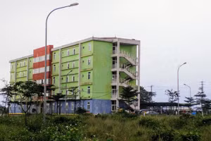 Khu cách ly KTX Mitraco (thị xã Kỳ Anh), nơi xảy ra sự việc