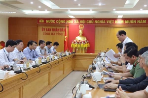 Quang cảnh buổi làm việc.