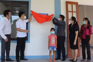 Khánh thành nhà nhân ái thứ 4 của báo GD&TĐ