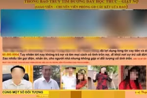 Hà Tĩnh: Lãnh đạo phòng giáo dục bị "khủng bố" bằng điện thoại để đòi nợ