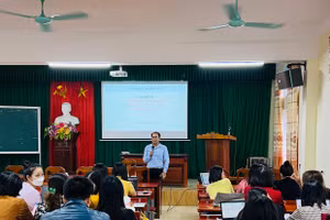 Toàn cảnh buổi tập huấn.