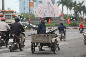 Năm nay, nghề dịch vụ 'chở Tết về nhà' ở Hà Tĩnh đang rất đìu hiu. (Ảnh: Phương Hồ).