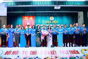 Ban Chấp hành CĐGD Hà Tĩnh nhiệm kỳ 2023 - 2028 ra mắt tại Đại hội.