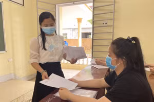 Hà Tĩnh sẽ gửi thí sinh ra HĐT Bắc Giang để tham dự kỳ thi Tốt nghiệp THPT đợt 2