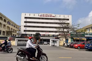 Bệnh viện Phục hồi chức năng Hà Tĩnh - nơi xảy ra sự việc.