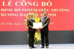 PGS.TS Nguyễn Văn Trào giữ chức hiệu trưởng Trường Đại học Hà Nội