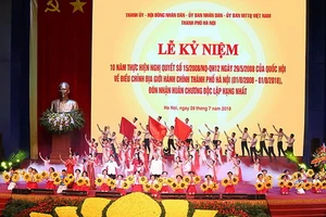 Lễ kỷ niệm 10 năm mở rộng địa giới hành chính Thủ đô