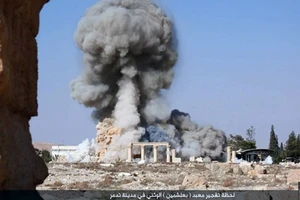 IS đăng ảnh phá hủy đền thiêng ở Syria