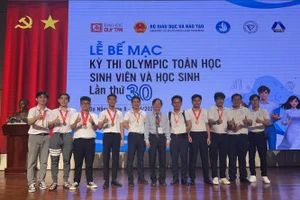 Đội tuyển Olympic Toán học Trường ĐH Đồng Tháp đoạt giải cao Kỳ thi Olympic Toán học SV và HS toàn quốc năm 2024.