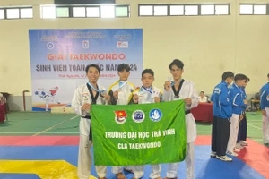 Đội tuyển Taekwondo Trường ĐH Trà Vinh đoạt huy chương tại Giải vô địch Taekwondo sinh viên toàn quốc.