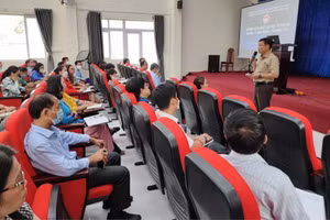 Hội nghị tập huấn về công tác quản lý văn bằng, chứng chỉ do Bộ GD&ĐT tổ chức vào tháng 11/2022.