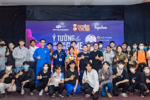 Một buổi đào tạo về ý tưởng game cho các sinh viên tham gia cuộc thi.