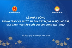 Phát động thi đua xây dựng xã hội học tập, học tập suốt đời