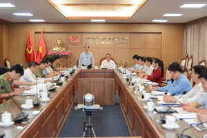 Bộ trưởng Nguyễn Kim Sơn phát biểu tại hội nghị.