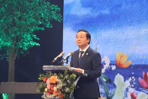 Phó Thủ tướng Trần Hồng Hà phát biểu tại chương trình "Thay lời tri ân" năm 2023.