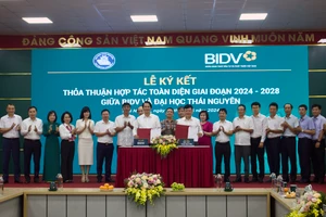 Đại học Thái Nguyên và BIDV hợp tác toàn diện trên nhiều lĩnh vực.