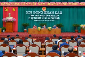 Kỳ họp thứ 17 HĐND tỉnh Thái Nguyên thông qua 9 nghị quyết.