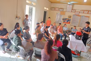 Đào tạo nghề gắn với giảm nghèo bền vững.