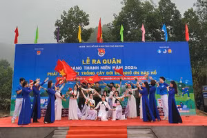 Thái Nguyên khởi động tháng thanh niên với nhiều hoạt động ý nghĩa (Ảnh: Đoàn TNCS Hồ Chí Minh tỉnh Thái Nguyên).