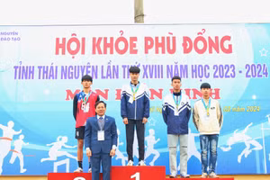 Hàng nghìn học sinh Thái Nguyên hào hứng tham gia Hội khỏe Phù đổng.