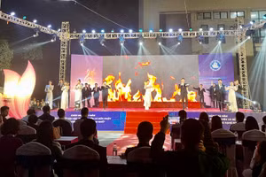 Liên hoan nghệ thuật quần chúng chào mừng kỷ niệm 30 năm Đại học Thái Nguyên.