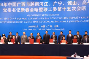 Tăng cường hợp tác giữa 4 tỉnh biên giới Việt Nam và Trung Quốc (Ảnh: Báo Cao Bằng).