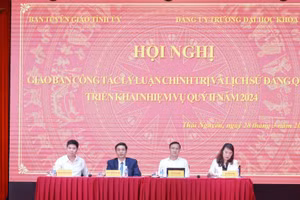 Hội nghị giao ban công tác lý luận chính trị và lịch sử Đảng quý I và triển khai nhiệm vụ quý II/2024.