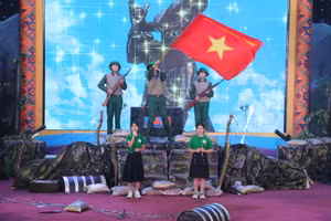 Phần thi của Trường THCS TT. Mường Chà (huyện Mường Chà).