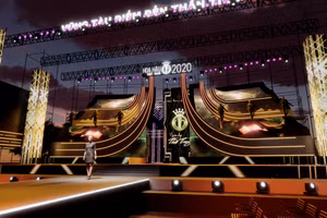 Đêm thi Người đẹp thời trang được chuẩn bị công phu.