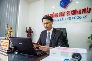 Luật sư Đặng Văn Cường - Trưởng Văn phòng Luật sư Chính Pháp, Đoàn Luật sư TP HN.