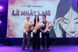 Ngô Thanh Vân (giữa) tại sự kiện Vietnam - Japan Comic Fes 2020. Ảnh: Studio 68.